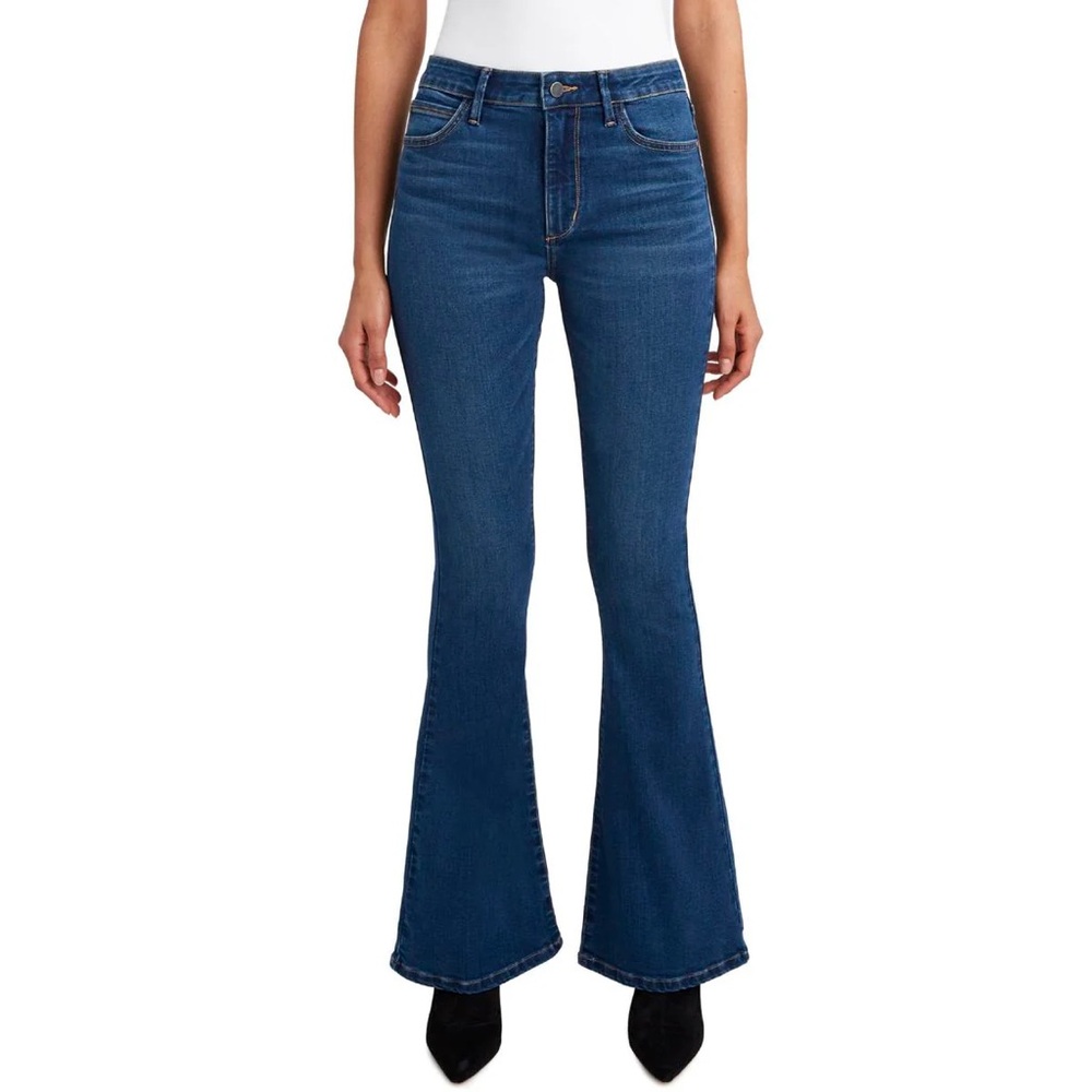 NWT BCBG MAX AZRIA Dark Wash Flare Jeans size 25 (runs small)